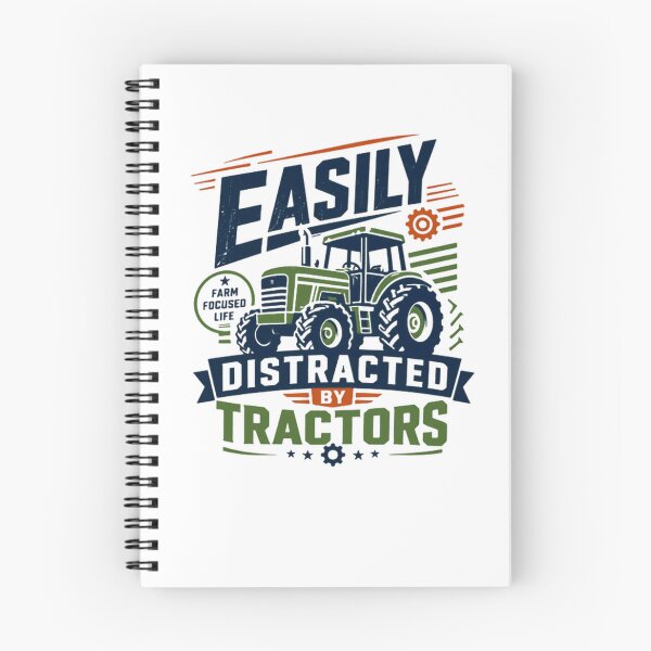 Item preview, Easily Distracted By Tractors Farm Focused Life Farmer Agriculture Enthusiast designed and sold by JonesFlora2025.