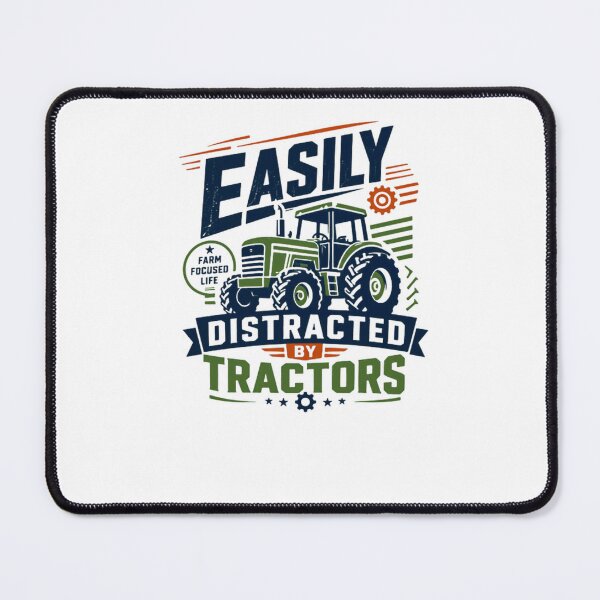 Item preview, Easily Distracted By Tractors Farm Focused Life Farmer Agriculture Enthusiast designed and sold by JonesFlora2025.