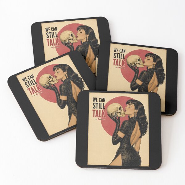Item preview, We Can Still Talk – Retro Gothic Pinup designed and sold by obstinator.