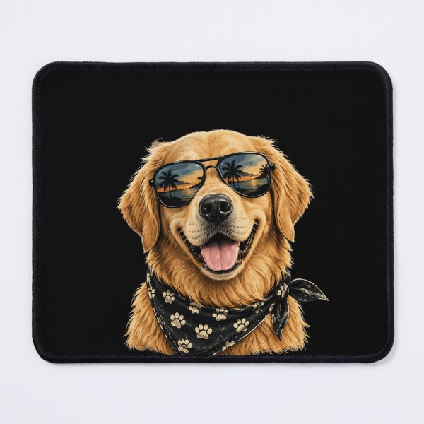 Item preview, Cool Golden Retriever Summer Vibe Sunglasses designed and sold by MagicArtzz.