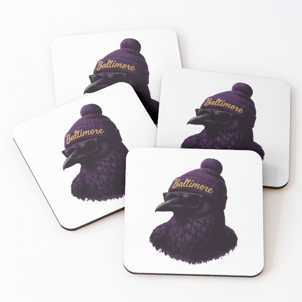 Item preview, Cool Raven Bird Beanie Sunglasses Design designed and sold by BlaggDavy1.