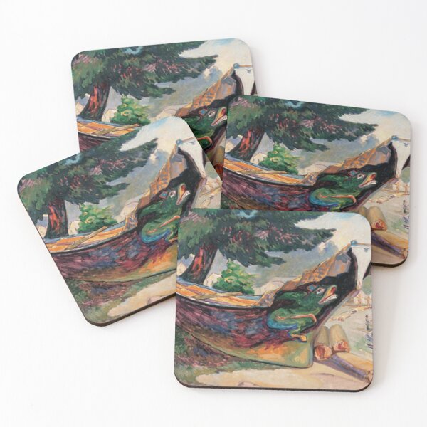 Item preview, Canoa de guerra india (Alert Bay) designed and sold by SharonTheFirst.