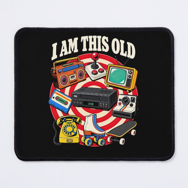 Item preview, I Am This Old – Retro Tech Nostalgia designed and sold by obstinator.