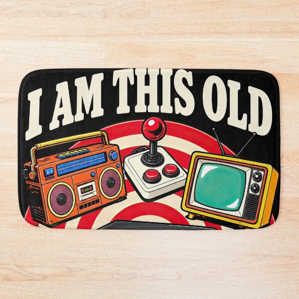Item preview, I Am This Old – Retro Tech Nostalgia designed and sold by obstinator.