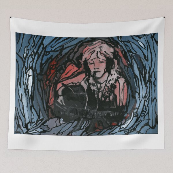 Item preview, Courtney Love & Acoustic Guitar designed and sold by Dwaalhaas.com.