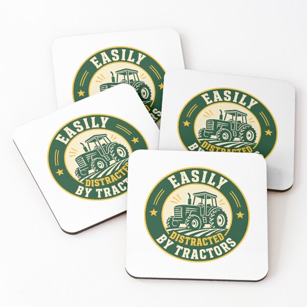 Item preview, Easily Distracted By Tractors Farming Farmer Agriculture Lover designed and sold by JonesFlora2025.
