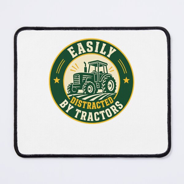 Item preview, Easily Distracted By Tractors Farming Farmer Agriculture Lover designed and sold by JonesFlora2025.