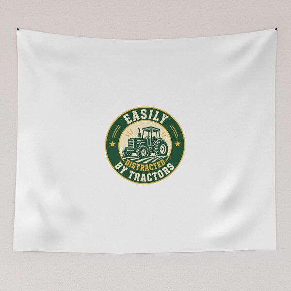 Item preview, Easily Distracted By Tractors Farming Farmer Agriculture Lover designed and sold by JonesFlora2025.