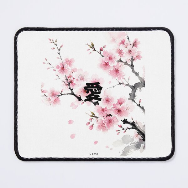 Item preview, Ai - Love | Watercolor Sakura | Japanese Design designed and sold by JapanMemoir.