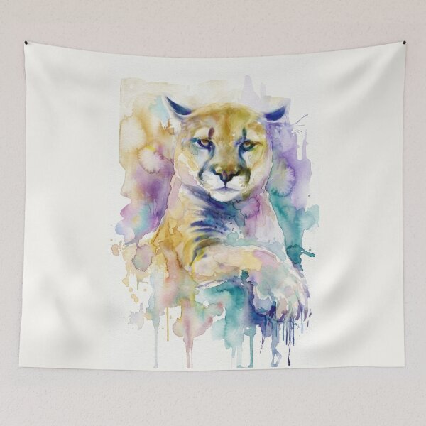 Item preview, Mountain Lion, Crossed Paws, Pastel designed and sold by caracatita75.