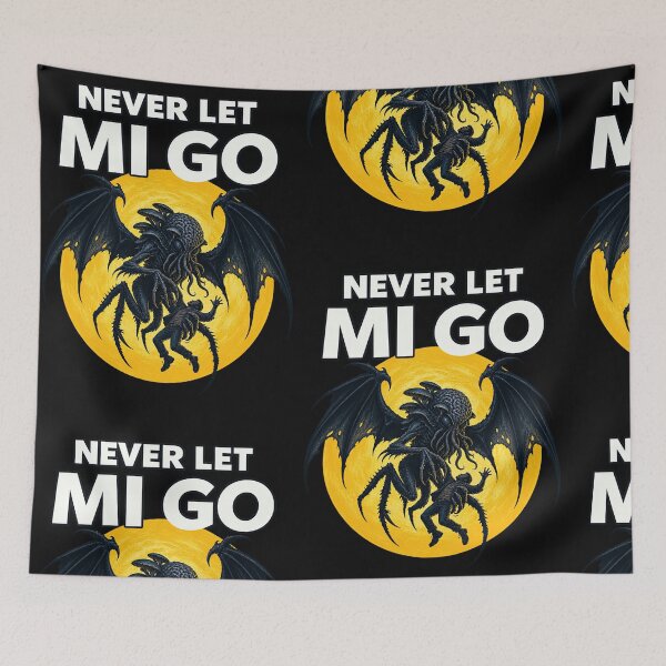 Item preview, Never Let Mi Go – Mi-Go Cosmic Horror designed and sold by obstinator.