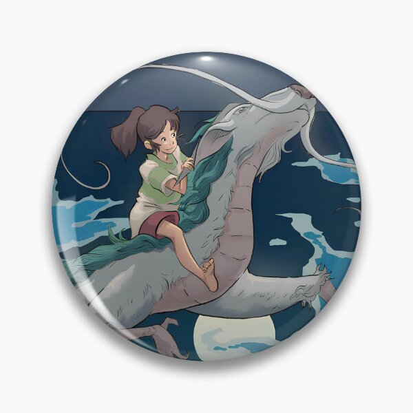 Item preview, girl flying aways [[chihiros]] with -%[ghiblis]%- dragon designed and sold by ebyyuishop.