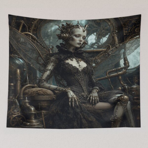 Item preview, Criatura cíborg neovictoriana en fusión de máquinas surrealistas designed and sold by FotoworldEdel.