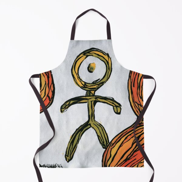 Item preview, Symbolic Stick Figure & Orange Forms designed and sold by Dwaalhaas.com.