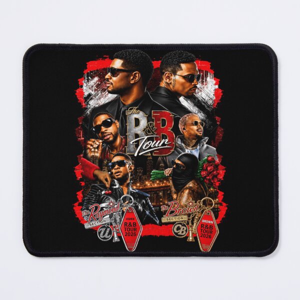 Item preview, Usher Chris Brown R&B Tour Collage Design designed and sold by reneetekent.