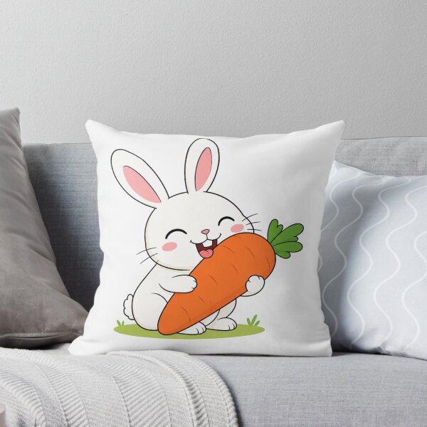 Item preview, Cute Bunny Eating a Carrot designed and sold by Medya-Tivation.