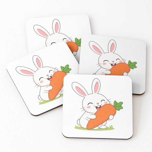 Item preview, Cute Bunny Eating a Carrot designed and sold by Medya-Tivation.