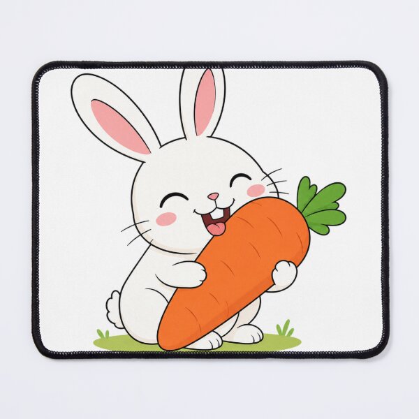 Item preview, Cute Bunny Eating a Carrot designed and sold by Medya-Tivation.