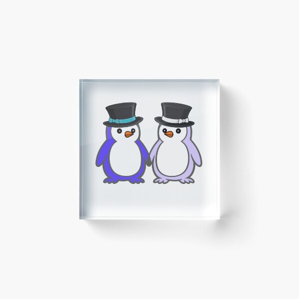Item preview, Pippo Wedding – Bride & Bride Penguins Set 4 designed and sold by Pippo-Penguin.