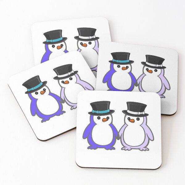 Item preview, Pippo Wedding – Bride & Bride Penguins Set 4 designed and sold by Pippo-Penguin.