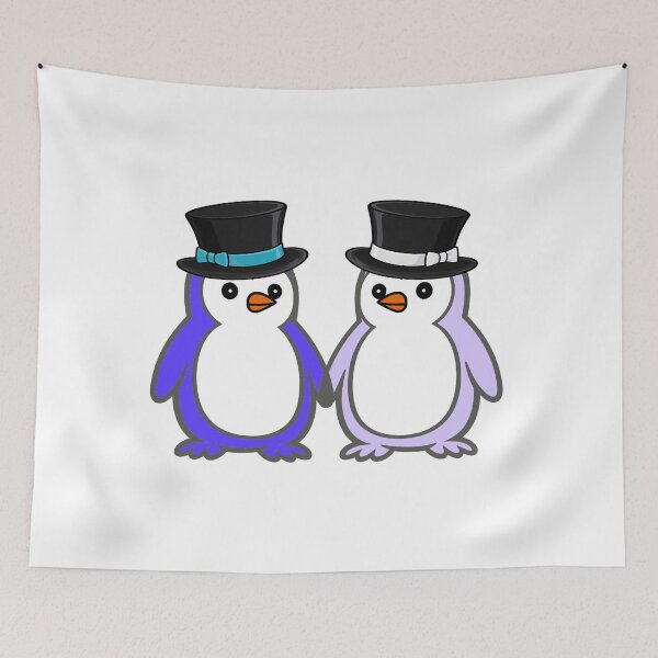 Item preview, Pippo Wedding – Bride & Bride Penguins Set 4 designed and sold by Pippo-Penguin.
