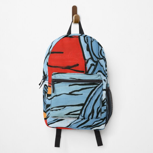 Item preview, Blue Silhouette & Red Sun Horizon designed and sold by Dwaalhaas.com.
