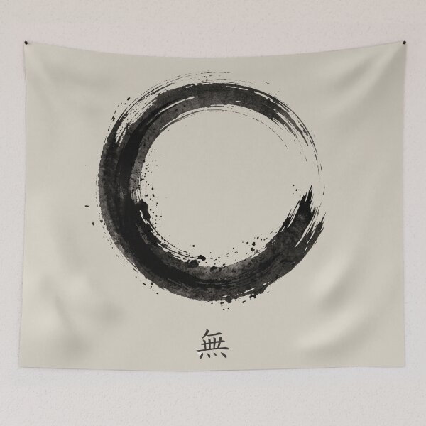 Item preview, Perfectly Imperfect Zen Enso Circle | Japanese Minimalist Art designed and sold by Prachodayat Artworks.
