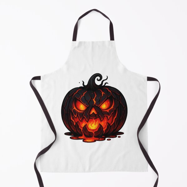 Item preview, Glowing, Spooky, Cracked Lava Pumpkin designed and sold by Marcu Ioachim.
