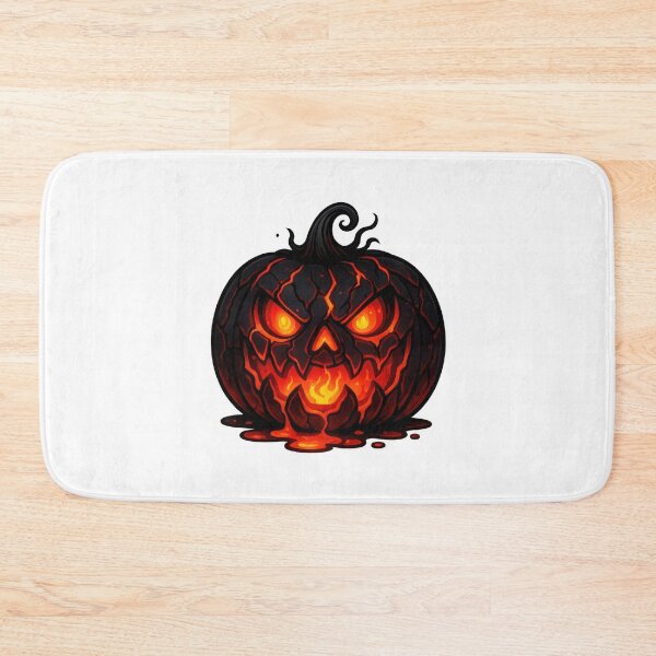Item preview, Glowing, Spooky, Cracked Lava Pumpkin designed and sold by Marcu Ioachim.