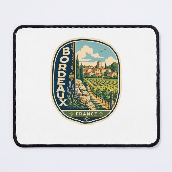 Item preview, Bordeaux France Travel Souvenir Wine Region designed and sold by Star3NowForMe.