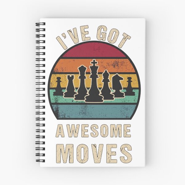 Item preview, I've Got Awesome Moves - Retro Vintage Chess Player designed and sold by Shopeon Designs.