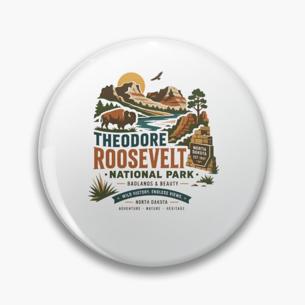Item preview, Theodore Roosevelt National Park Badlands North Dakota Adventure Nature Heritage designed and sold by JonesFlora2025.