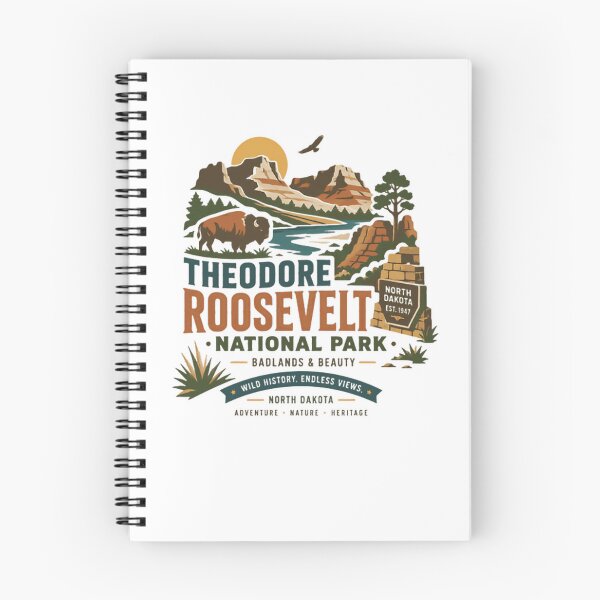 Item preview, Theodore Roosevelt National Park Badlands North Dakota Adventure Nature Heritage designed and sold by JonesFlora2025.