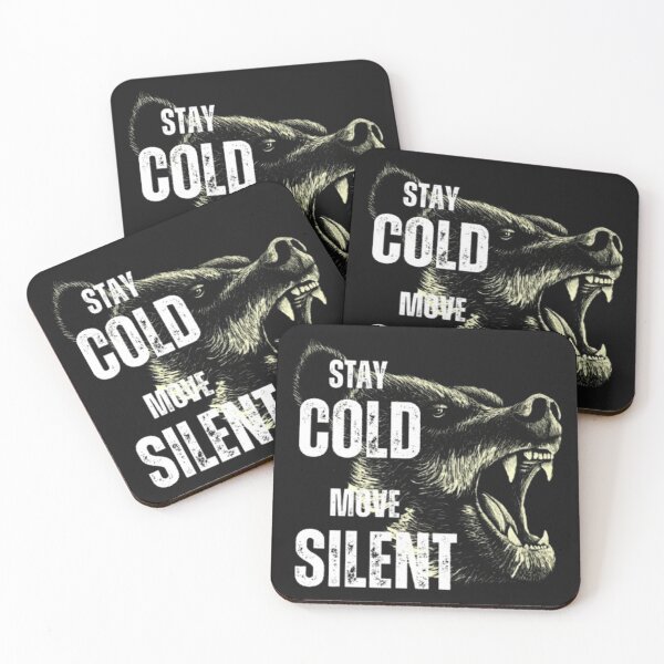 Item preview, STAY COLD MOVE SILENT. STAY WILD. designed and sold by TypeMuse.