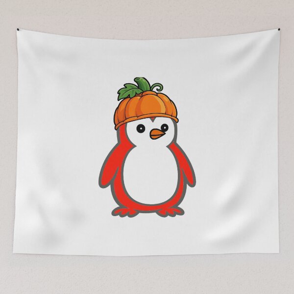 Item preview, Pippo Halloween Pumpkin Edition | Cute Minimalist Penguin designed and sold by Pippo-Penguin.