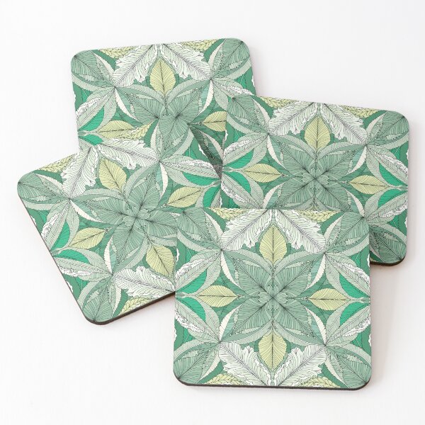 Item preview, Emerald Botanical Mandala – Intricate Green Leaf Symmetry Pattern designed and sold by Mousy17.