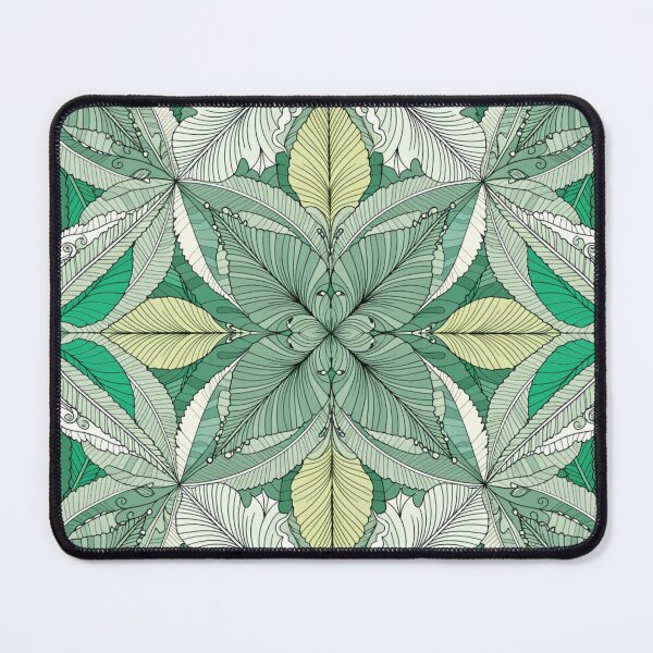 Item preview, Emerald Botanical Mandala – Intricate Green Leaf Symmetry Pattern designed and sold by Mousy17.