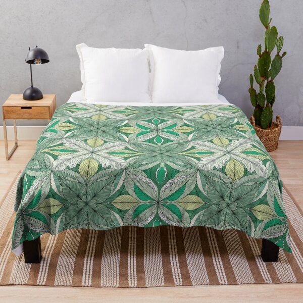 Item preview, Emerald Botanical Mandala – Intricate Green Leaf Symmetry Pattern designed and sold by Mousy17.