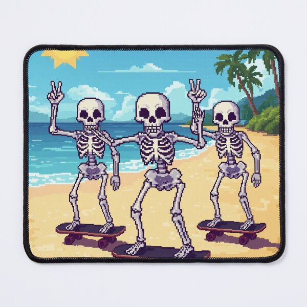 Item preview, Cool Skeletons At The Beach designed and sold by CamilasPrints.
