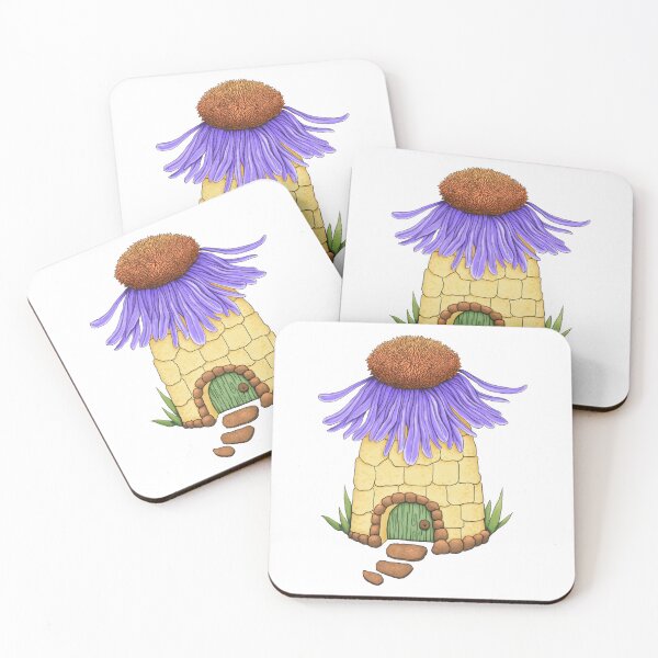 Item preview, Objects in Bloom: Echinacea Fairy Roof designed and sold by E3-Creations.
