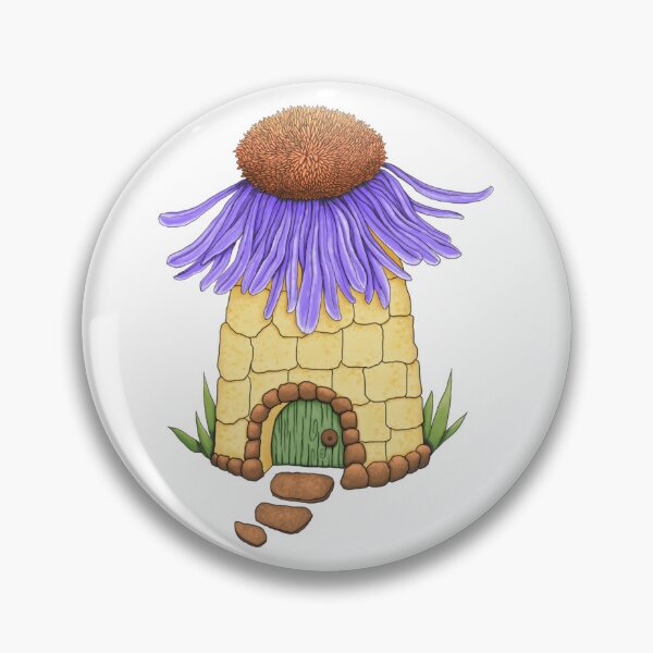 Item preview, Objects in Bloom: Echinacea Fairy Roof designed and sold by E3-Creations.