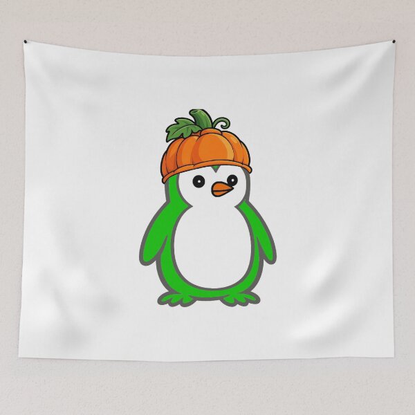 Item preview, Pippo Halloween Pumpkin Edition | Cute Minimalist Penguin designed and sold by Pippo-Penguin.