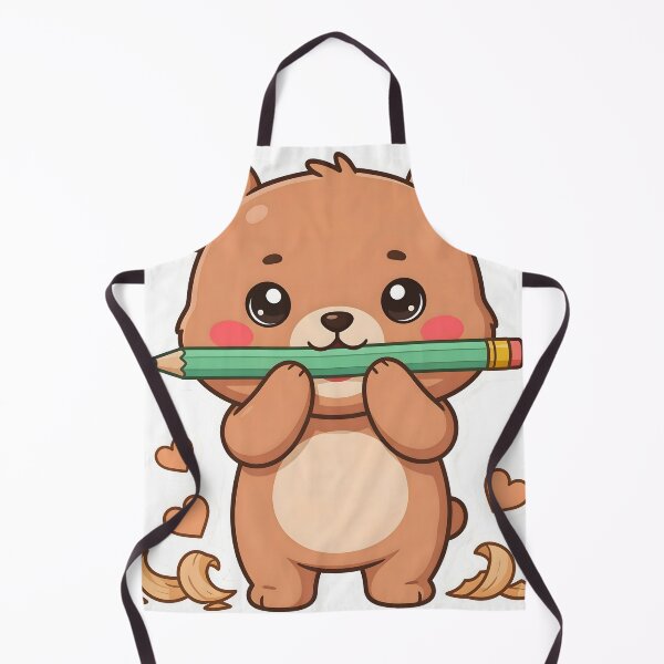 Item preview, Cute Kawaii Bear Pencil Sharpener School Sticker designed and sold by ChibiPCStudio.