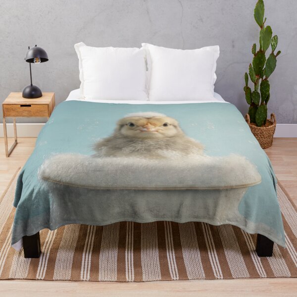 Item preview, Baby Chick Bubble Bath Cute Nursery Bathroom Wall Art designed and sold by LazyOwlStore.