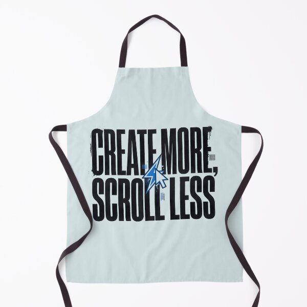 Item preview, Create More Scroll Less Content Creator Design designed and sold by hutofdesigns.