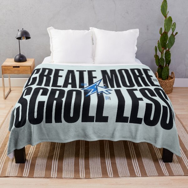 Item preview, Create More Scroll Less Content Creator Design designed and sold by hutofdesigns.