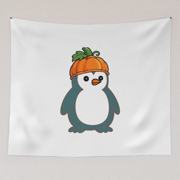 Item preview, Pippo Halloween Pumpkin Edition | Cute Minimalist Penguin designed and sold by Pippo-Penguin.