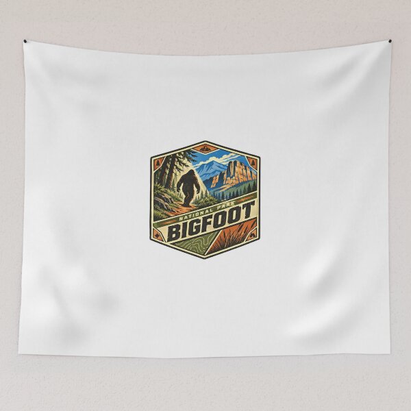 Item preview, National Park Bigfoot Sasquatch Wilderness Hiking designed and sold by Star3NowForMe.
