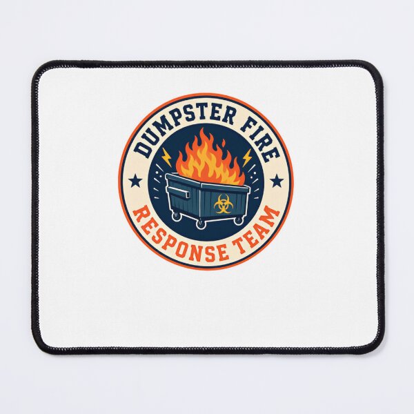 Item preview, Dumpster Fire Response Team Chaos Manager Sarcasm Work Humor designed and sold by JonesFlora2025.
