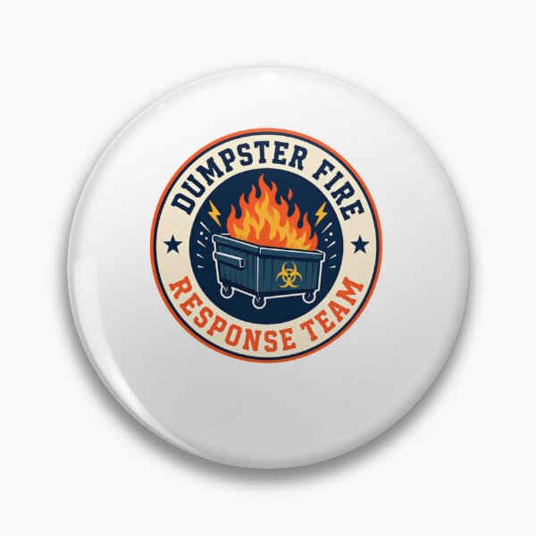 Item preview, Dumpster Fire Response Team Chaos Manager Sarcasm Work Humor designed and sold by JonesFlora2025.